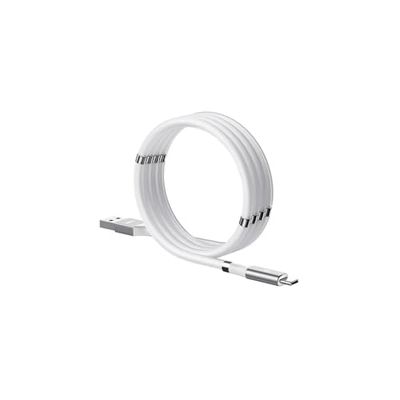Cable de carga magnética, Super Organizado Carga Magnética Nano Data Cable compatible con Teléfono 11/XS/XS Max/XR/X/8/8 Plus/7/7 Plus/6s/6s Plus/6/6 Plus/SE/5s/5c/5/Pad/Pod (USB a Tipo C)