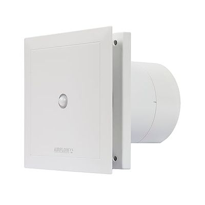 Airflow QT120MST Ventilador: Sensor Movimiento, Timer 15min, Alemán, 2 Vel. (47 l/s), Silencioso (32dB), Eficiente, 3 Años Garantía