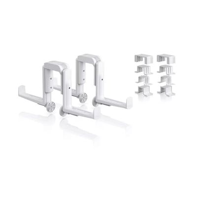 Lechuza - Accessoires pour jardinière de Balcon Duo, kit d'adaptateurs (4 pièces) Blancs, 4,5 x 48 x 20 cm, pour jardinière de Balcon Balconera 19025, Blanc.