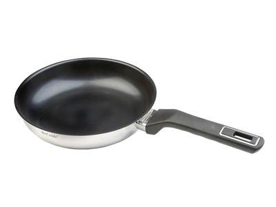 WECOOK! Eterna – Non-Stick Frying Pan 26 cm | Induction Compatible, Stainless Steel with Quantanium Coating, PFOA-Free, Dishwasher Safe