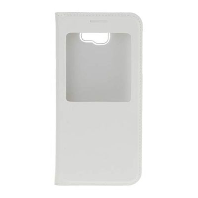 Carcasa de telefono for Galaxy J5 Prime Litchi Texture Horizontal Flip Funda de Cuero con ID de Pantalla de Llamada (Negro) (Color : Blanco)