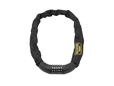 Burg Wächter 280C90BLACK 280 C 90 6mm Heavy Duty Fietsketting, 1 V, Combinatie vergrendeling, 90cm