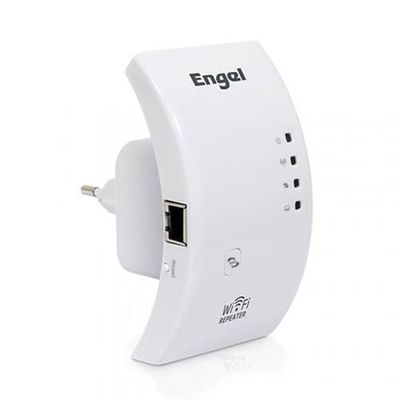 Draadloze wifi-repeater met hoge snelheid, eenvoudige configuratie, brede afdekking, ideaal voor signaalversterking in woningen en kantoren.
