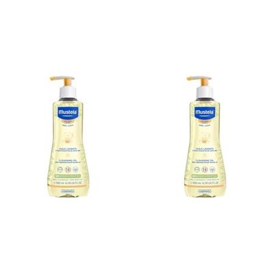 Mustela - Mustela Nourrissant Nettoyage Gel avec Froid Crème - 500ml (Lot de 2)