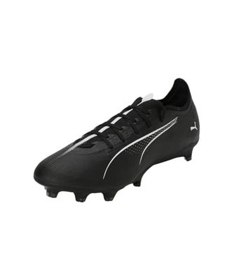 PUMA Unisex Ultra 5 Match Fg/Ag Soccer Shoe, Puma Black Puma White, 42 EU