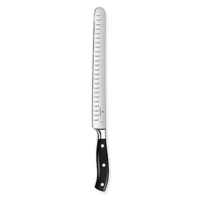 Victorinox, Grand Maître, Profi Schinkenmesser, Extra Scharfe Klinge, Kullenschliff, 26 cm, Robuster Kunststoffgriff, Rostfreier Stahl, schwarz