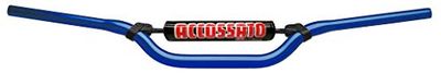 Accossato MANUBRIO ACCOSSATO MADE IN ITALY D.22, KTM > EXC/EGS 300 cc (>-2001), COLORE BLU E PARACOLPI ARANCIO (SH5A)