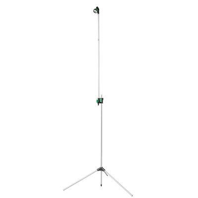 Amig - Ducha Exterior Regulable 1,35-2,35 metros para Jardines, Piscinas o Campings - Portátil y Ligera de Aluminio y ABS con Soporte de Trípode Estable y Palanca de Regulación de Altura