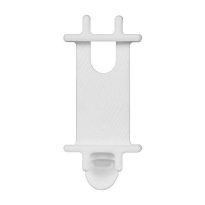 Dresco unisexvuxen vit smartphone cykelhållare, 19,1 x 7,0 x 5,5