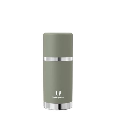 Super Sparrow Termosflaska - 500ml - Rostfri Stål Vattenflaska BPA-fri - Läckagesäker Termos, Läckagesäker Lock Som fungerar som mugg för sport och utomhusaktiviteter