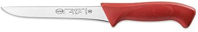 Sanelli Linea Skin Colore Coltello Macellaio Disosso, Acciaio Inox, Rosso
