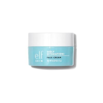 e.l.f., Holy Hydration! Face Cream Mini- Fragrance Free, vellutata, non unge, leggera, nutriente, idrata, ammorbidisce, si assorbe rapidamente, adatta a tutti i tipi di pelle, 15 g