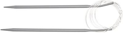 GLOREX Aiguilles à Tricoter circulaires 4 mm 80 cm, Multicolore