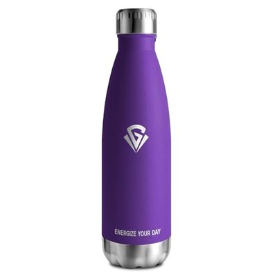 Thermosfles 750 ml, waterfles, geschikt voor koolzuurhoudende dranken, BPA-vrij, lekvrij, dubbelwandig, thermoskan, voor fitness, hardlopen, kantoor, kinderen, volwassenen, camping, fitness, bubbels