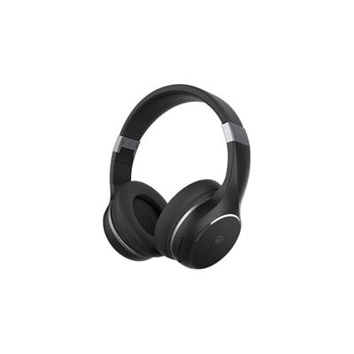 Motorola Sound Moto XT 220 | Bezprzewodowe słuchawki nauszne z 24 godzinami odtwarzania i mikrofonem | pasywna izolacja szumów i składane, czarne, jeden rozmiar