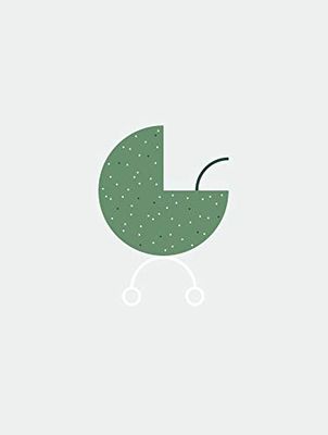 Komar Baby Hello World Tableau Mural avec Cadre en 3 Tailles, Noir/Blanc/Gris, P109-30x40