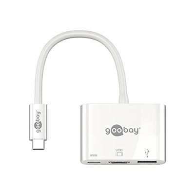 Goobay 62104 USB-C multiport-adapter HDMI, PD, vit