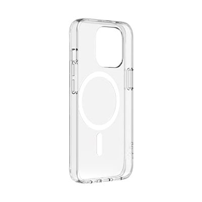 Belkin Protective case with MagSafe for iPhone 13 Pro, antimicrobial coating, UV-resistant materials, integrated magnets and raised edges to protect the camera - Transparent