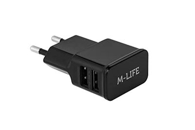 LECHPOL Oplader merk M-Life 2XUSB 2000 MA oplader