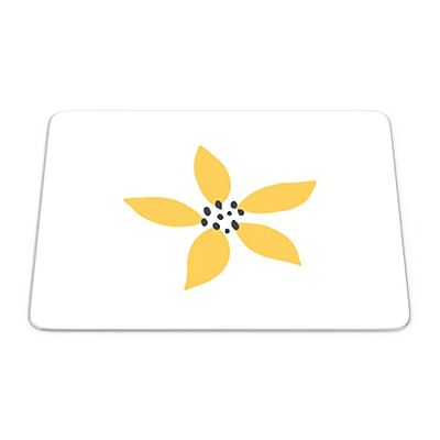 Bonamaison, Tappetino per mouse rettangolare, con stampa digitale, antiscivolo, per ufficio e casa, dimensioni: 22 x 18 cm