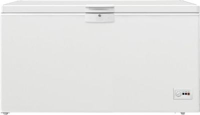 Beko HSM46740 - Congelatore grande, capacità utile 451 l, 3 cestini, allarme temperatura, serratura per interni, 36 dB (A), bianco