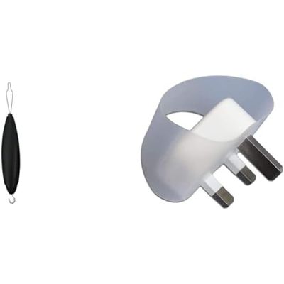 NRS Healthcare Red Dycem Reel Non Slip Grip Material (Eligible for VAT Relief in The UK) & NRS Healthcare Plug Tugs Plug Pullers - Pack of 10