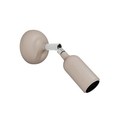 creative cables - Lampe en silicone avec articulation et interrupteur intégré, Brun Désert