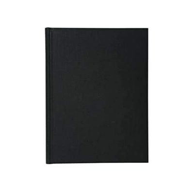 Le Dauphin - Ref. 5529D - 1 Register - Dimensions 22 x 17 cm - 5x5 Grid Print - Small Squares - 90 gsm Interior Paper - 200 numbered Pages - Hard Black Canvas Cover
