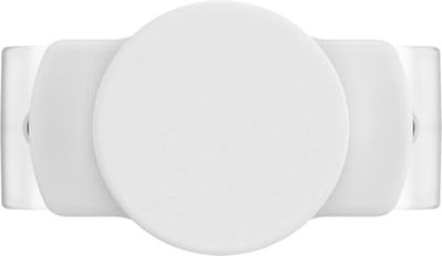 PopSockets: PopGrip Slide Stretch - Un Soporte y Agarre Sin Adhesivo para tu Teléfono Móvil. El PopGrip es Intercambiable y Funciona Solamente con Carcasas/Fundas Redondas - White