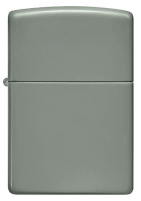 Zippo Windproof Lighter - Flame - Sage & Laser Engrave - Refillable for a Lifetime Use - Adjustable Flame - Gift Box - Metal Construction - Made in USA