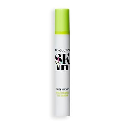 Revolution Skin, Wide Awake 10% Vitamin C & Tri-Peptide Brightening Eye Serum, Creates Radiant Under-Eyes, Vegan & Cruelty-Free, 15ml