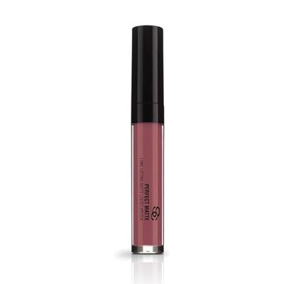 SALERM - Rossetto permanente a lunga durata - Perfect Matte - Color Camellia Pink - Rossetto liquido opaco - Pigmenti ad alta intensità - Comfort duraturo - 5,5 ml