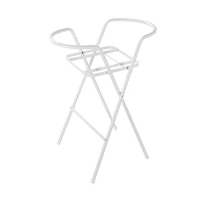Rotho Babydesign TOP soporte de baño para bebés, plegable, fácil de guardar, ideal para recién nacidos, desde 0 años hasta máx. 25 kg, blanco
