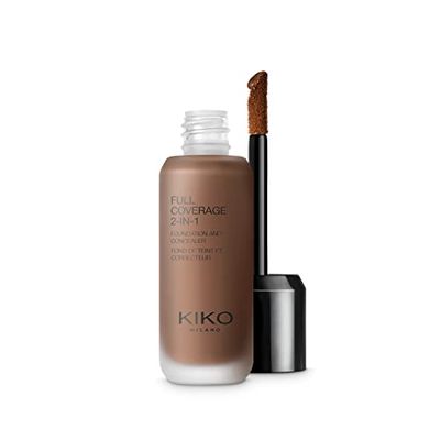 KIKO Milano Full Coverage 2 In 1 Foundation & Concealer N200, 2 In 1 Foundation And Concealer, Superior Coverage