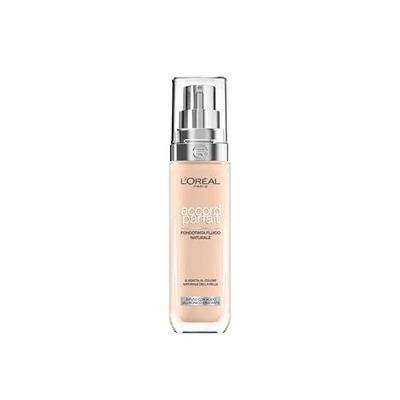 L'Oréal Paris Fondotinta Liquido, Idratazione 24H, Per Tutti Tipi di Pelle, Incarnato dal Colorito Naturale e Uniforme, Formula con Acido Ialuronico, Accord Parfait, 30 ml, 2.R/2.C Sottotono Rosa