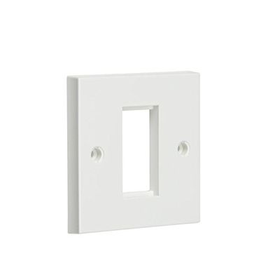 1G Modular Faceplate - White