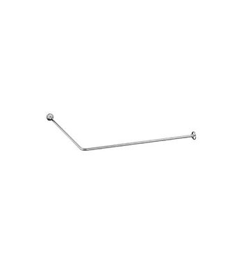 INDA A0144AAP buisframe met 90 graden voor douchegordijn, zilver