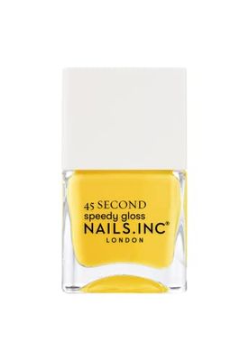 Nails.INC 45 Second Speedy Gloss Wishing On Waterloo 14ml, Yellow Nail Polish