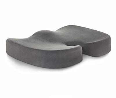 Linenspa Coussin ergonomique en Mousse avec Particules de Gel - Coussin Chaise de Bureau et Soutien pour de Longues périodes