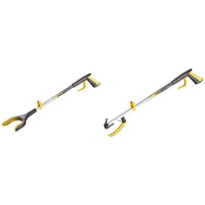 Helping Hand Company Handi Grip Pro Reacher Grabber 32 inch / 82cm. Long Handled Grabbing aid Stick for Elderly, HA8232 & Classic Pro Reacher Grabber 32 inch / 82cm.