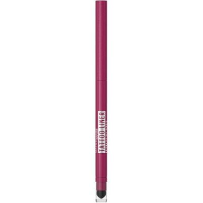 Maybelline New York Matita Occhi in Gel Sfumabile, Effetto Smokey Eyes, Tenuta Fino a 36H, Formula Waterproof a Prova di Sbavature, Tattoo Liner Automatic Gel Pencil, Tonalità: Burgundy Break