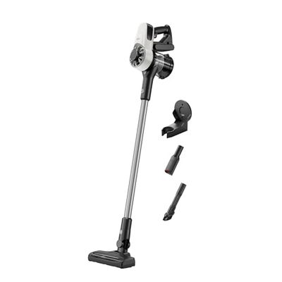 AEG AP31CB18IW Aspiradora Sin Cable, 18 V, Autonomía de 30 min, Limpieza Sensilla y Flexible, Tecnología Ciclónica, Filtros Lavables, Depósito de 0,5 L, Incluye 3 Accesorios, Color Blanco
