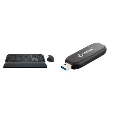 Logitech MX Keys S & Elgato Cam Link 4K, externe camera-capture