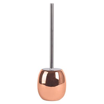 MSV Brosse WC avec Support Céramique kYMI Effet Cuivre