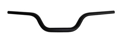 Guidon Accossato noir en aluminium pour Aprilia Tuono 1000 R/Factory de 2006 à 2009 (CC 1000), diamètre 28,5 mm, hauteur moyenne