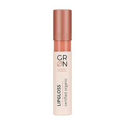 Grn shades of nature 30828 cosmética orgánica brillo labial tulipán rosado - brillo de color para labios seductores - buena durabilidad, sin adherencia - sin talco - 7 ml