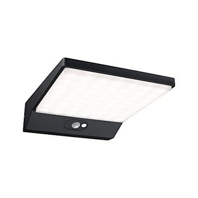 Paulmann 94334 LED utomhu sol utomhusvägglampa IP44 inkl. 1 x 5 watt mörkgrå utomhu aluminium 3 000 K