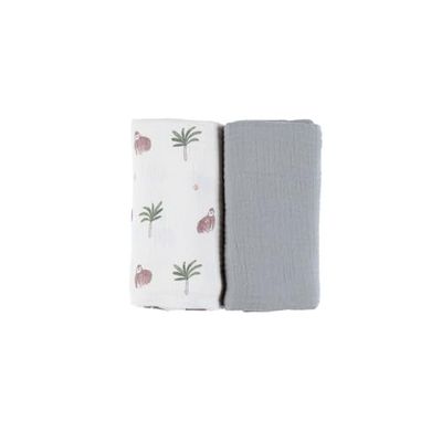 Noukie's – Juego de 2 Capas Mix & Match – 100 x 100 cm – Gorila de algodón