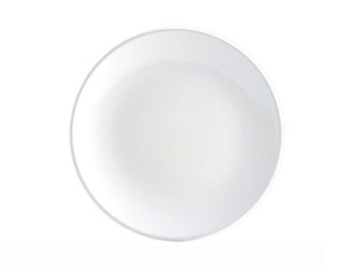 H&h set 6 piatti iris bianco piano cm26