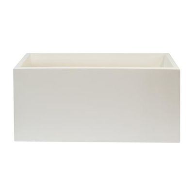 WELL HOME MOBILIARIO & DECORACIÓN Fioriera rodr-i 80 x 40 cm bianco
